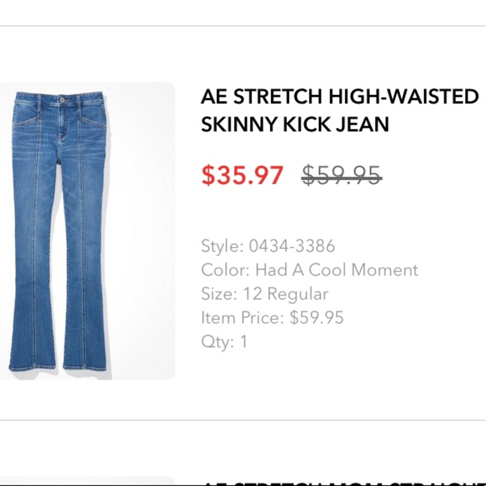 AE High-Waisted Skinny Kick Jeans